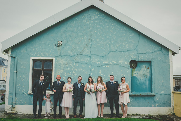 Elaine and Kenny's pretty pastel pub wedding by Paula Gillespie | onefabday.com