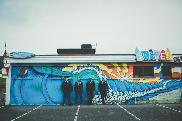 Elaine and Kenny's pretty pastel pub wedding by Paula Gillespie | onefabday.com