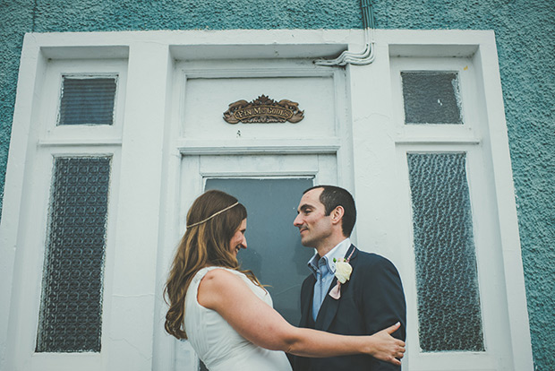 Elaine and Kenny's pretty pastel pub wedding by Paula Gillespie | onefabday.com