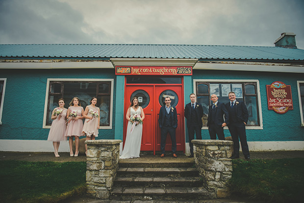 Elaine and Kenny's pretty pastel pub wedding by Paula Gillespie | onefabday.com