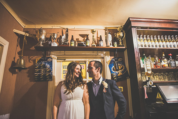 Elaine and Kenny's pretty pastel pub wedding by Paula Gillespie | onefabday.com