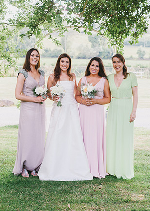 Rebecca and Danny's Pretty Pastel Millhouse Wedding by Gareth McGaughy | onefabday.com