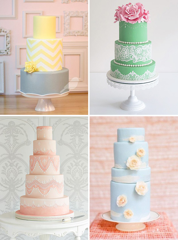 2015 Wedding Trends | Fondant Cakes | onefabday.com