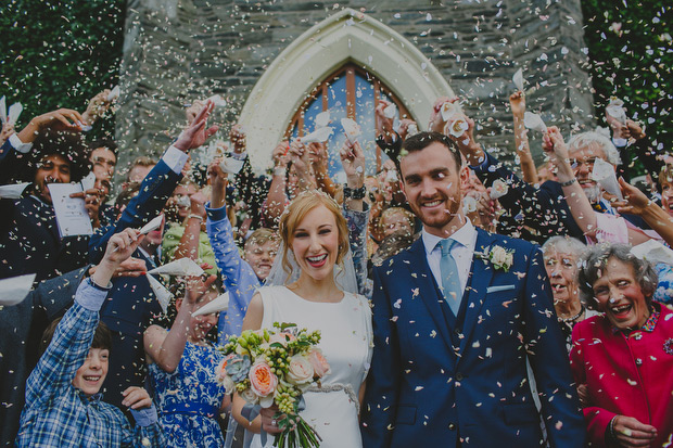 Olly and Annie's pretty summer wedding by Gather and Tides | onefabday.com