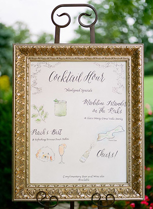 How To Set Up Your Own Wedding Cocktail Bar | onefabday.com