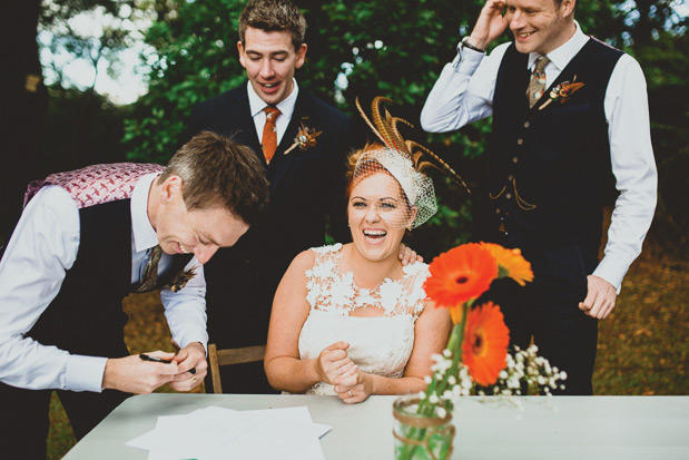 Keelin and Tristan's Stylish Ballyvolane Wedding by Katie Farrell Photography | onefabday.com