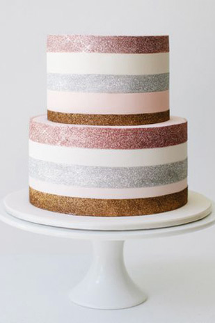 Striped Wedding Cakes | onefabday.com