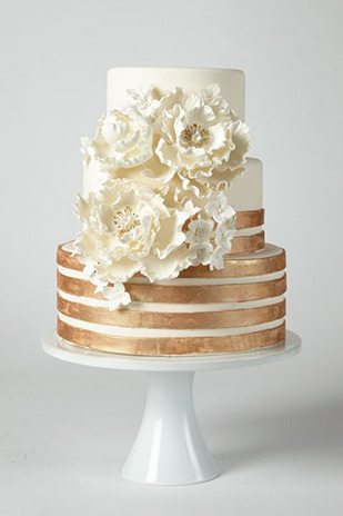 Striped Wedding Cakes | onefabday.com