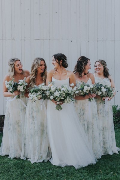 White Bridesmaid Dresses | One Fab Day