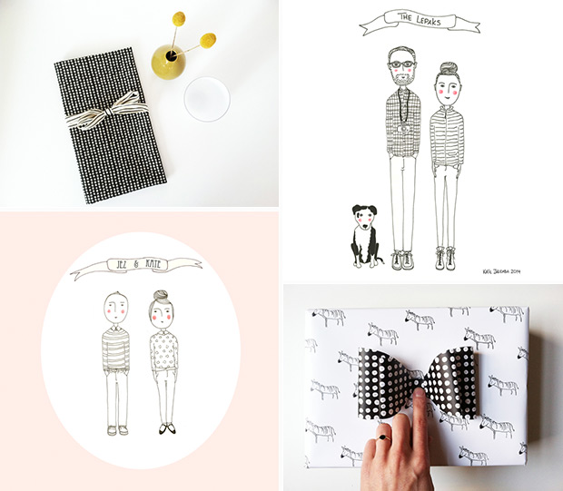 Kate Zaremba Illustrations & Stationery | onefabday.com