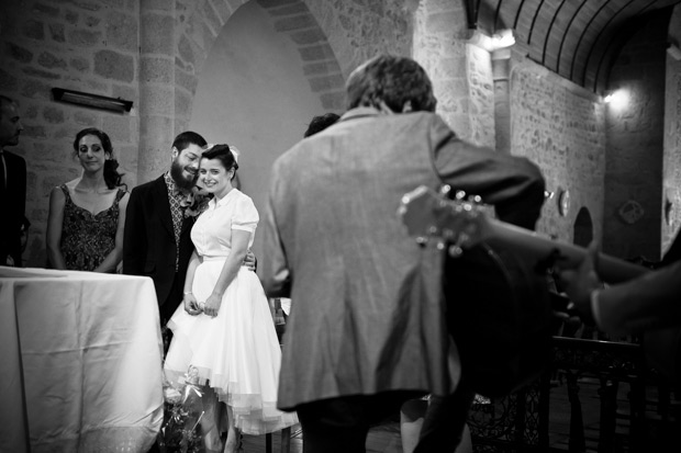 Julie and Francois' retro rock and roll wedding by Cecile Creiche | onefabday.com