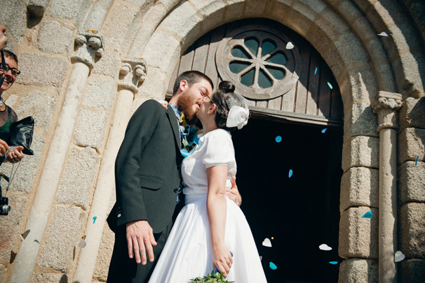 Julie and Francois' retro rock and roll wedding by Cecile Creiche | onefabday.com