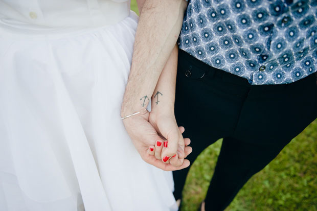 Julie and Francois' retro rock and roll wedding by Cecile Creiche | onefabday.com