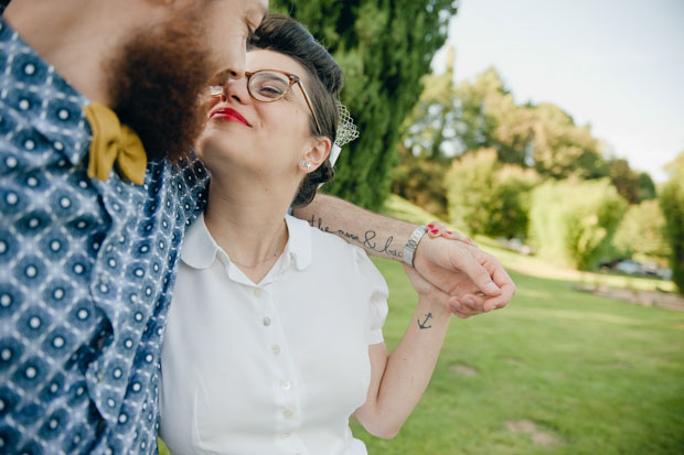 Julie and Francois' retro rock and roll wedding by Cecile Creiche | onefabday-com.go-vip.net