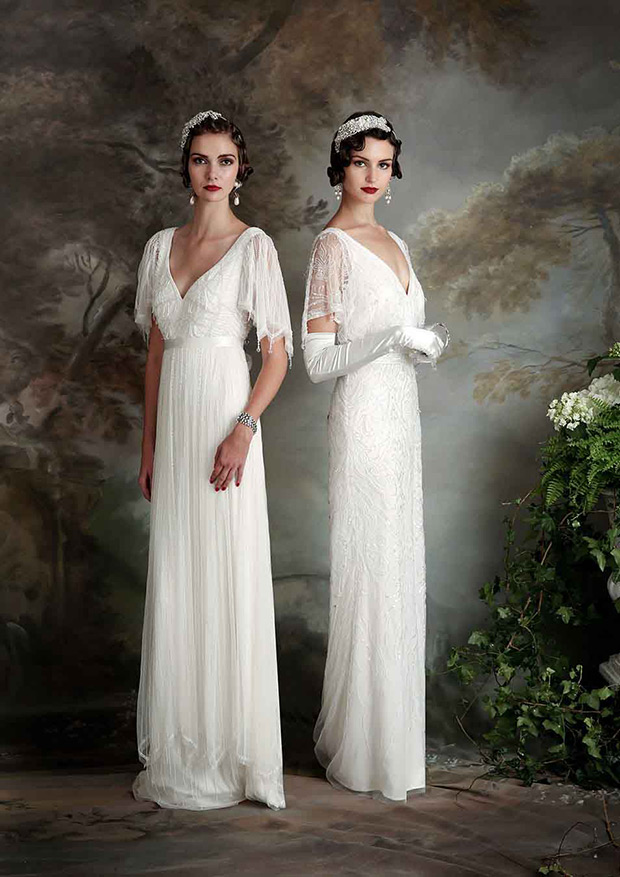 Beautiful Vintage Inspired Eliza Jane Howell Wedding Dresses | onefabday.com