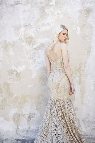 Gunnhilder Gown and Veil by Georgia Young Couture | onefabday.com 