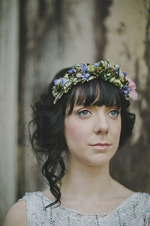 Pretty Pink and Blue wedding inspiration at Ballyvolane House by Ivana Patarcic | onefabday.com