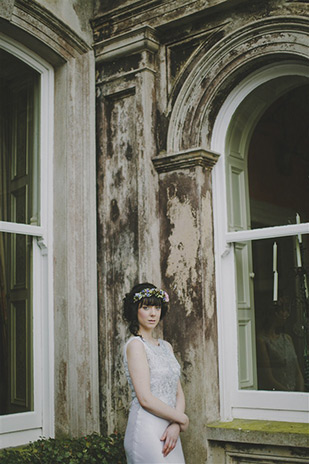 Pretty Pink and Blue wedding inspiration at Ballyvolane House by Ivana Patarcic | onefabday.com