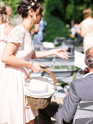 Julie and Philippe's Beautiful Outdoor Wedding by LM Visual | onefabday.com