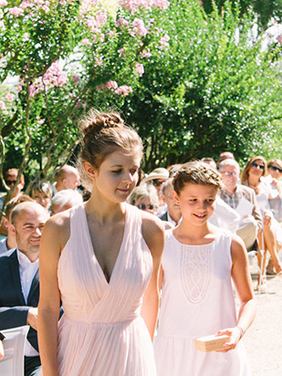 Julie and Philippe's Beautiful Outdoor Wedding by LM Visual | onefabday.com