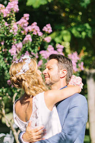 Julie and Philippe's Beautiful Outdoor Wedding by LM Visual | onefabday.com