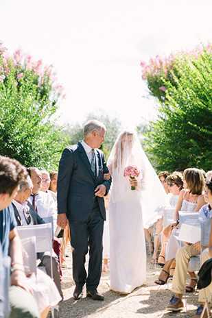 Julie and Philippe's Beautiful Outdoor Wedding by LM Visual | onefabday.com