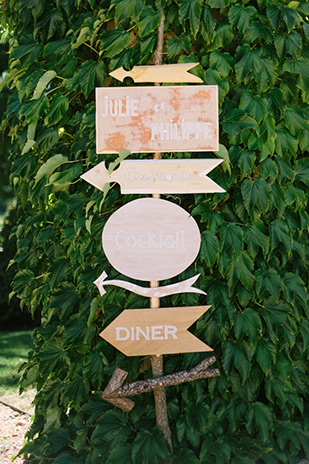 Julie and Philippe's Beautiful Outdoor Wedding by LM Visual | onefabday.com