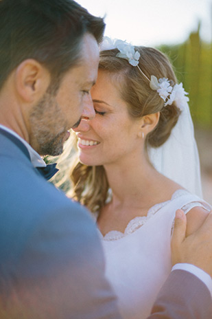 Julie and Philippe's Beautiful Outdoor Wedding by LM Visual | onefabday.com