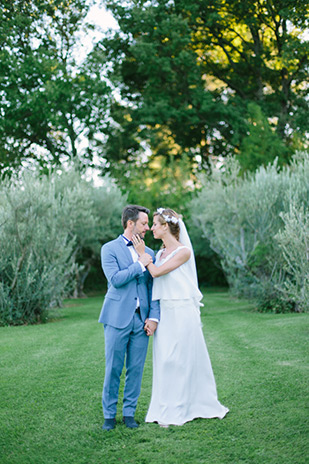 Julie and Philippe's Beautiful Outdoor Wedding by LM Visual | onefabday.com