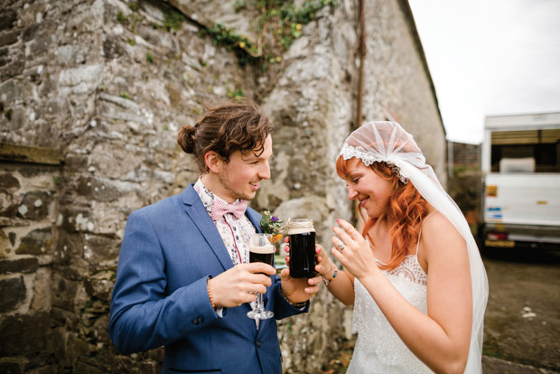 Shona and Fin's colourful and epic Larchfield Estate wedding by The Lou's | onefabday.com