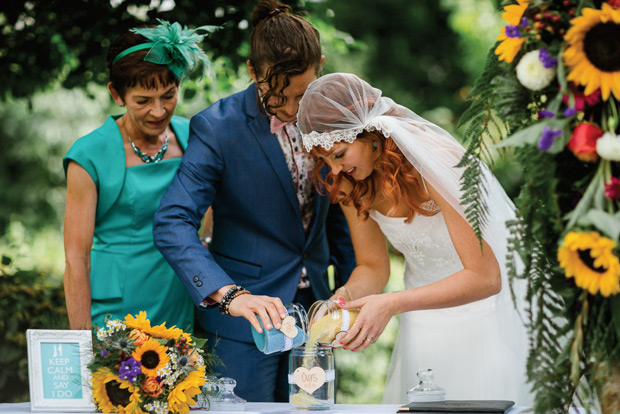 Shona and Fin's colourful and epic Larchfield Estate wedding by The Lou's | onefabday.com