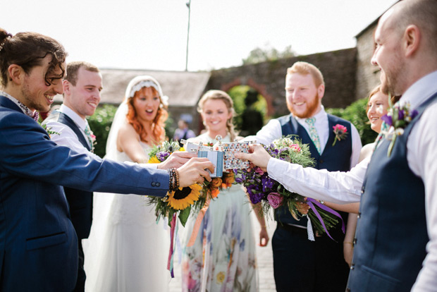 Shona and Fin's colourful and epic Larchfield Estate wedding by The Lou's | onefabday.com