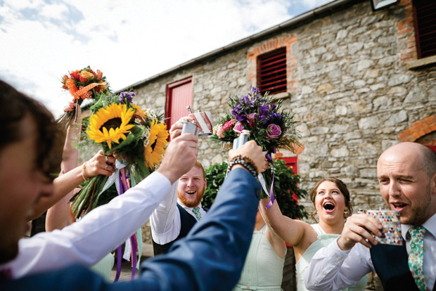 Shona and Fin's colourful and epic Larchfield Estate wedding by The Lou's | onefabday.com