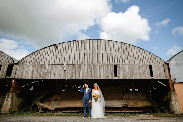 Shona and Fin's colourful and epic Larchfield Estate wedding by The Lou's | onefabday.com