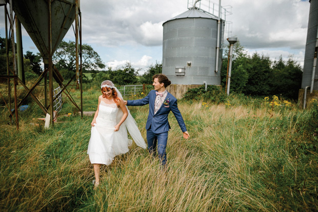 Shona and Fin's colourful and epic Larchfield Estate wedding by The Lou's | onefabday.com