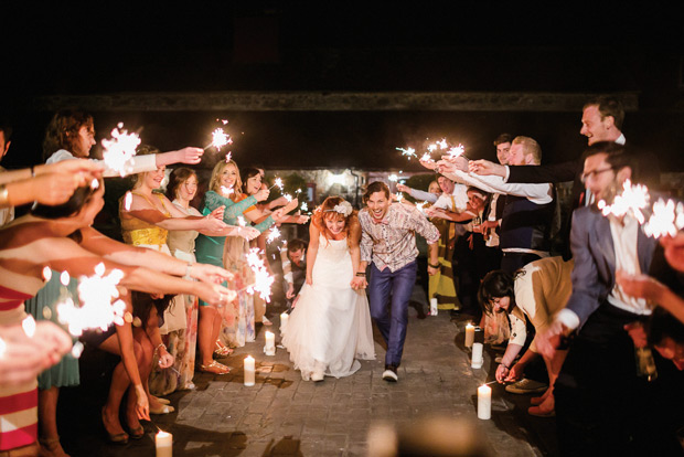 Shona and Fin's colourful and epic Larchfield Estate wedding by The Lou's | onefabday.com