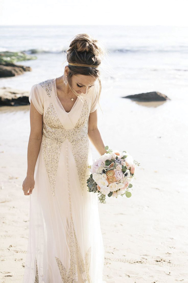 Chic Sparkle Wedding Dresses | onefabday.com