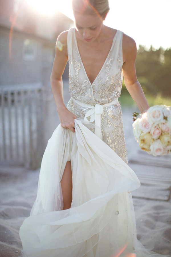 Chic Sparkle Wedding Dresses | onefabday.com