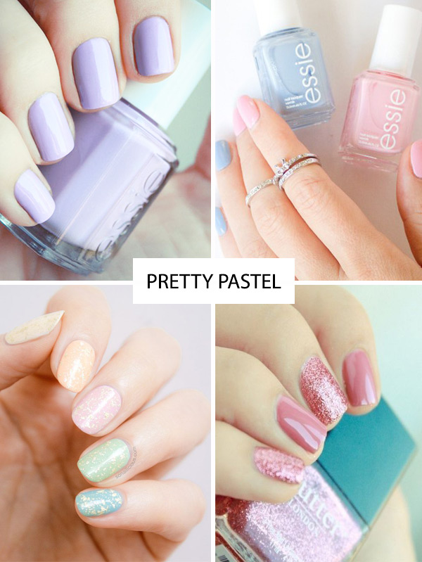 Pretty Pastel Polish | | Spring Nail Trends for 2015 | onefabday.com