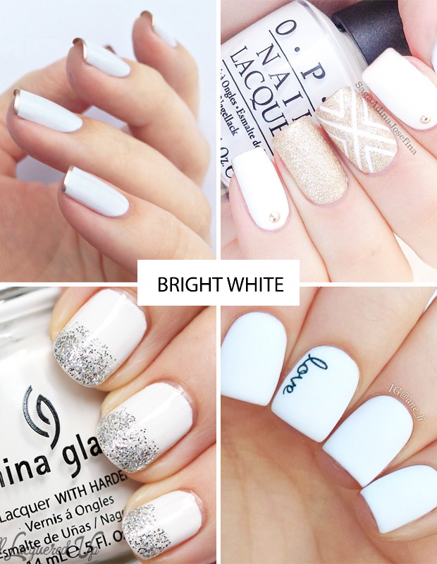 Bright White | Spring Nail Trends for 2015 | onefabday.com