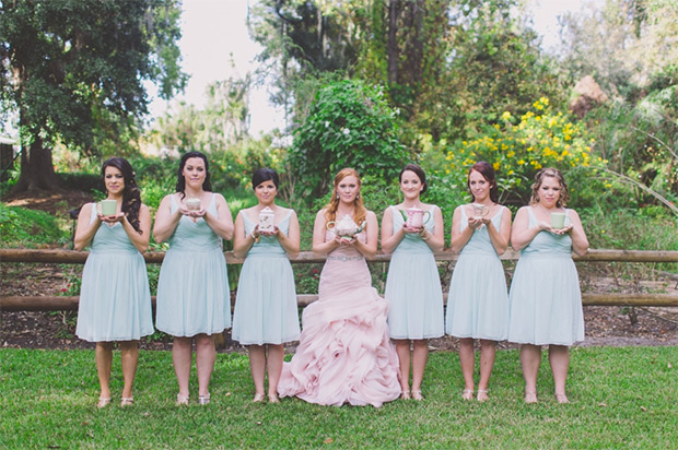 Kamryn and Carlos' beautiful pastel celebration by Stacy Paul Photography | onefabday.com