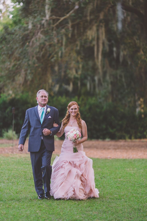 Kamryn and Carlos' beautiful pastel celebration by Stacy Paul Photography | onefabday.com