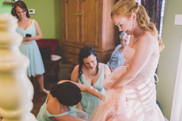 Kamryn and Carlos' beautiful pastel celebration by Stacy Paul Photography | onefabday.com