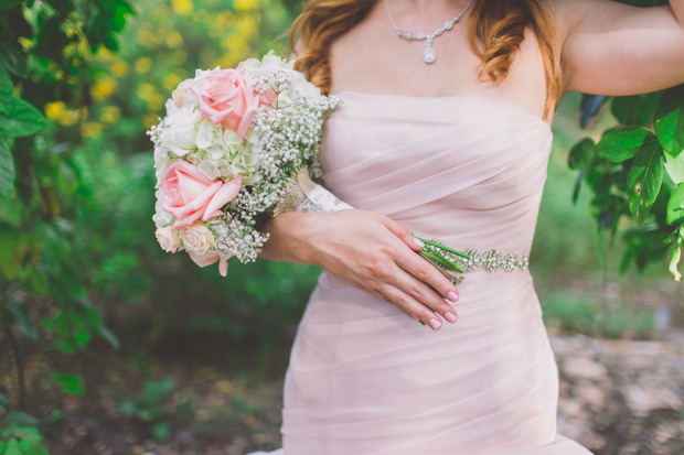 Kamryn and Carlos' beautiful pastel celebration by Stacy Paul Photography | onefabday.com