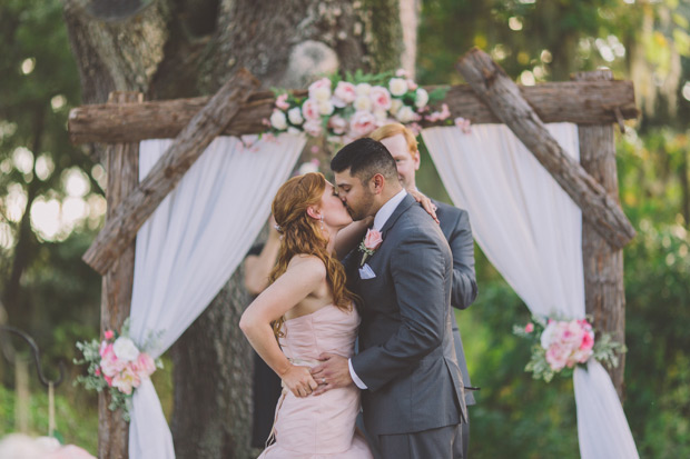 Kamryn and Carlos' beautiful pastel celebration by Stacy Paul Photography | onefabday.com