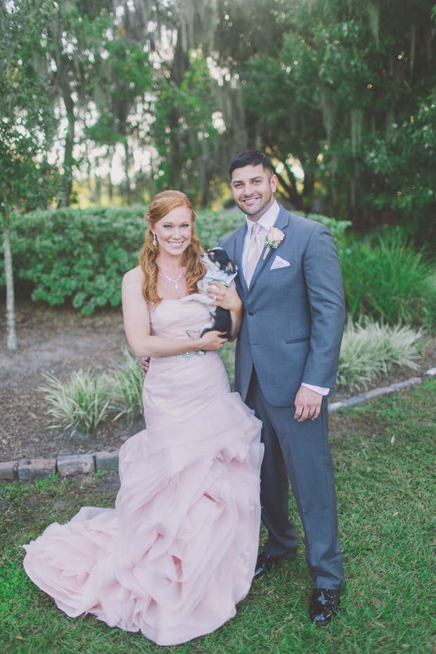 Kamryn and Carlos' beautiful pastel celebration by Stacy Paul Photography | onefabday.com