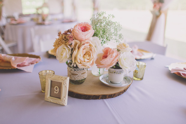 Kamryn and Carlos' beautiful pastel celebration by Stacy Paul Photography | onefabday.com