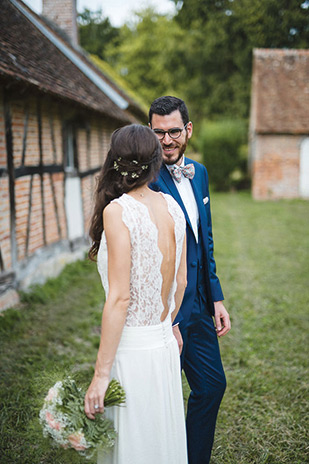 Geraldin and Fabein's Chic French Wedding by Willy Brousse | onefabday.com