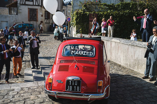 Geraldin and Fabein's Chic French Wedding by Willy Brousse | onefabday.com