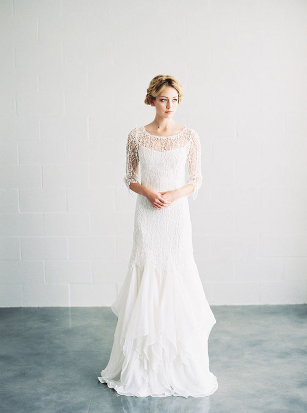 Romantic Sofia Wedding dress by Saint Isabel | onefabday.com